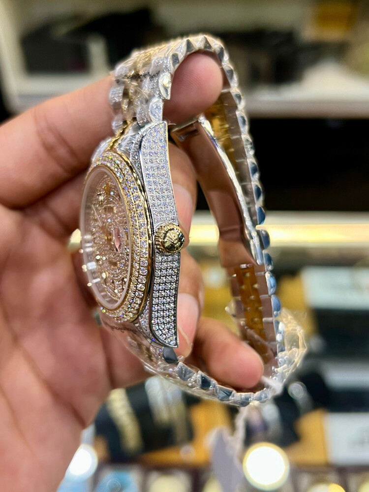 Rolex Full Stone Arabic Dial - 2