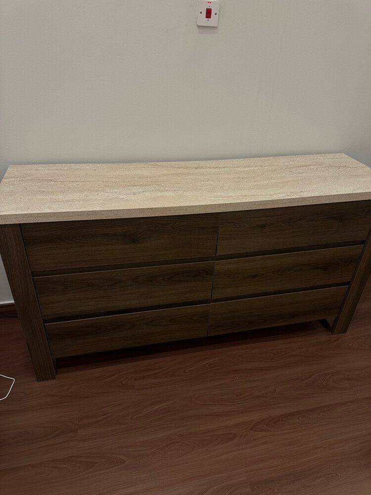 6-Drawer Dresser with Mirror  - 1