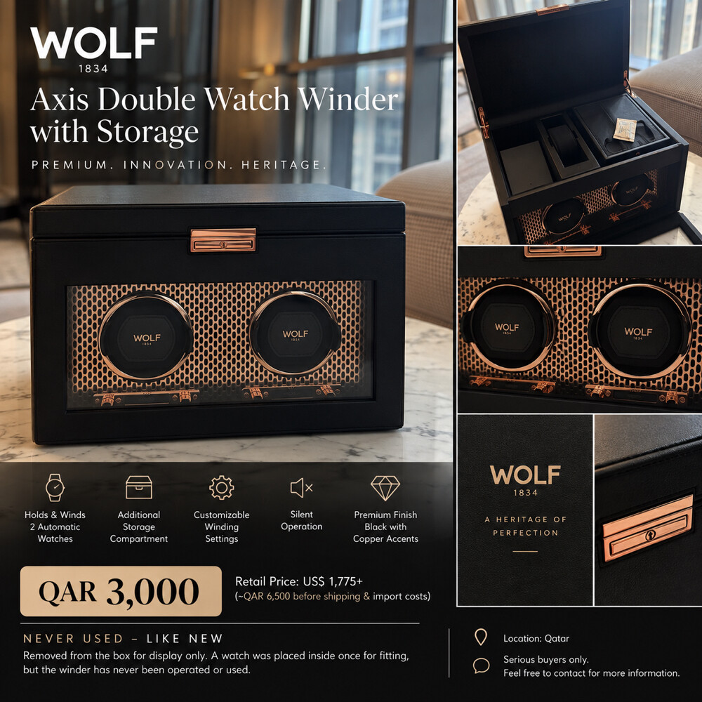 WOLF Axis Double Watch Winder - 2