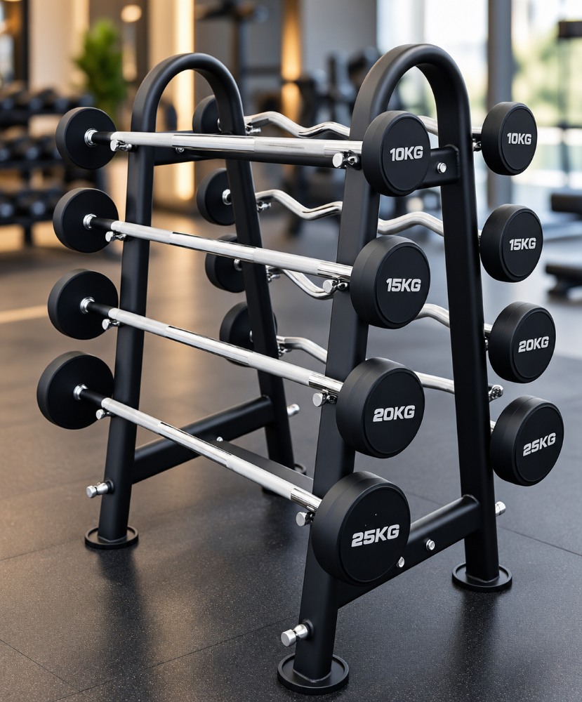 barbell and rack - 1