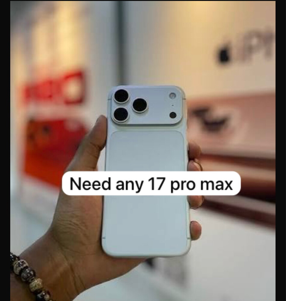 need iphone 17 pm or 17 pro - 1