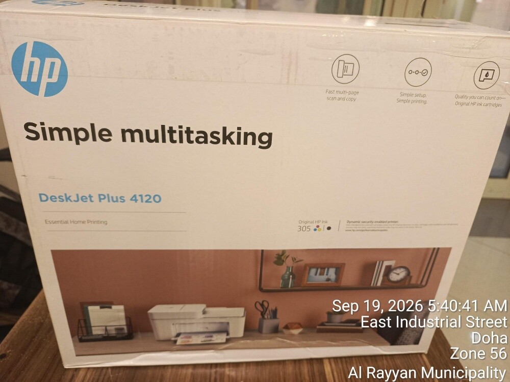 Deskjet plus 4120 printer - 1