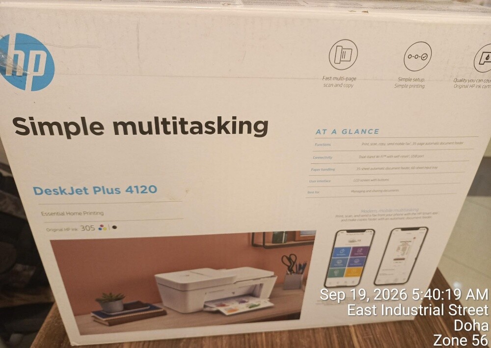 Deskjet plus 4120 printer - 2