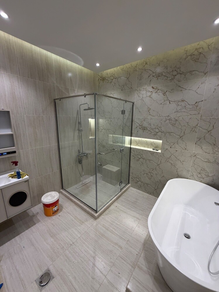 Shower glass partition Work Etc. - 1