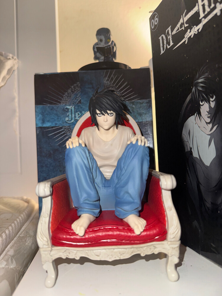 L from Death Note, and chinigami. - 1