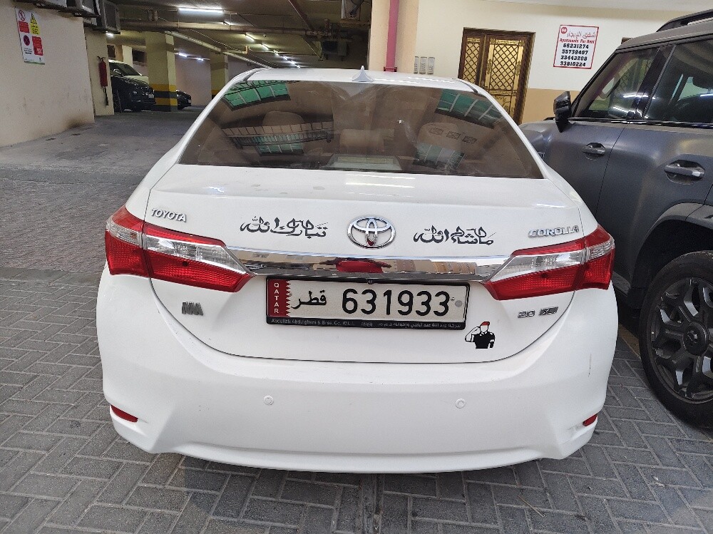 Toyota    Corolla    2.0    2015 - 14