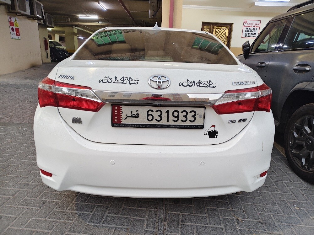 Toyota    Corolla    2.0    2015 - 13