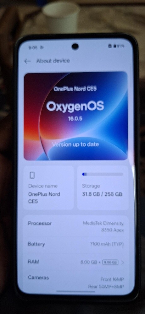 ONEPLUS NORD CE5 - 5