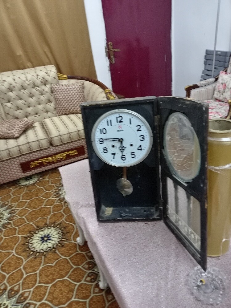 ساعة حائط قديمه تعبىه با مفتاح - 7