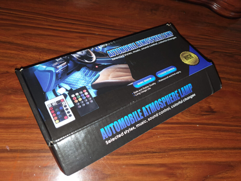 car ambience floor light - 5