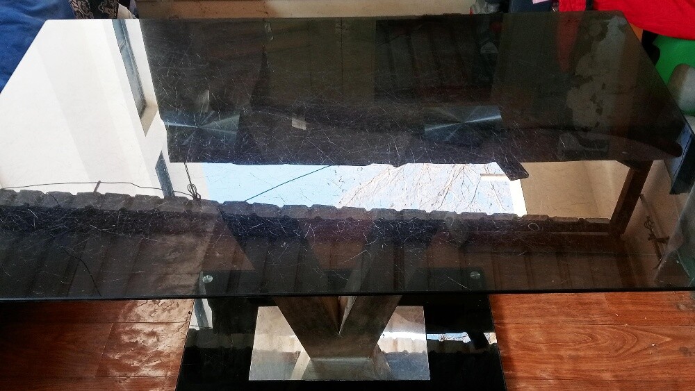 glass table - 2