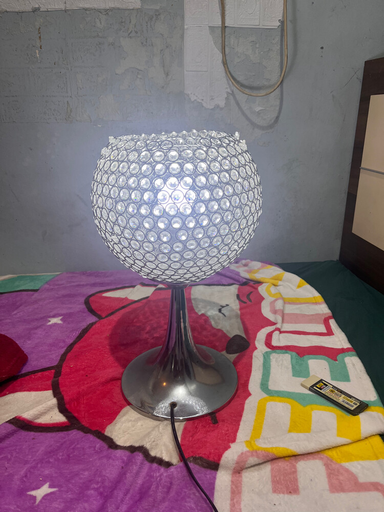 Modern Crystal Globe Table Lamp - 1