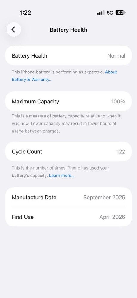 iPhone Air 256gb 100% battery - 6