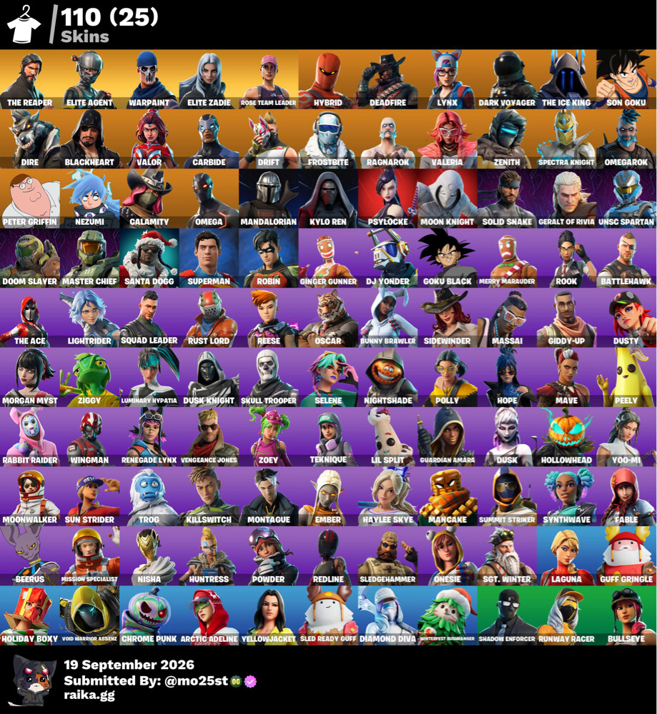 fortnite account the reaper s3 - 6