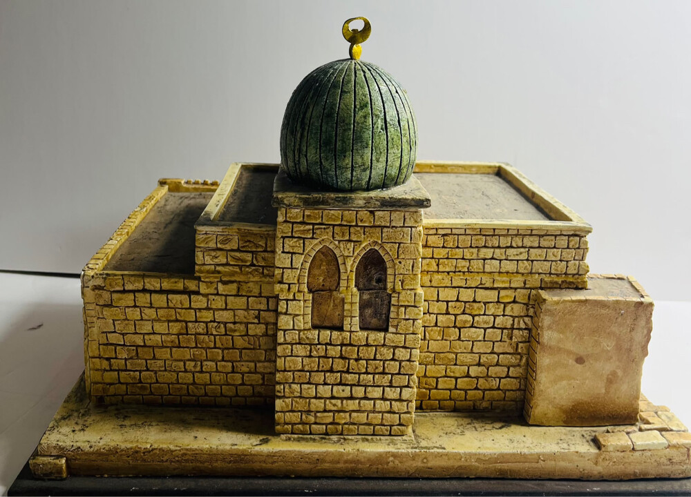 مجسم للمسجد الاقصة يدوي كبير - 2