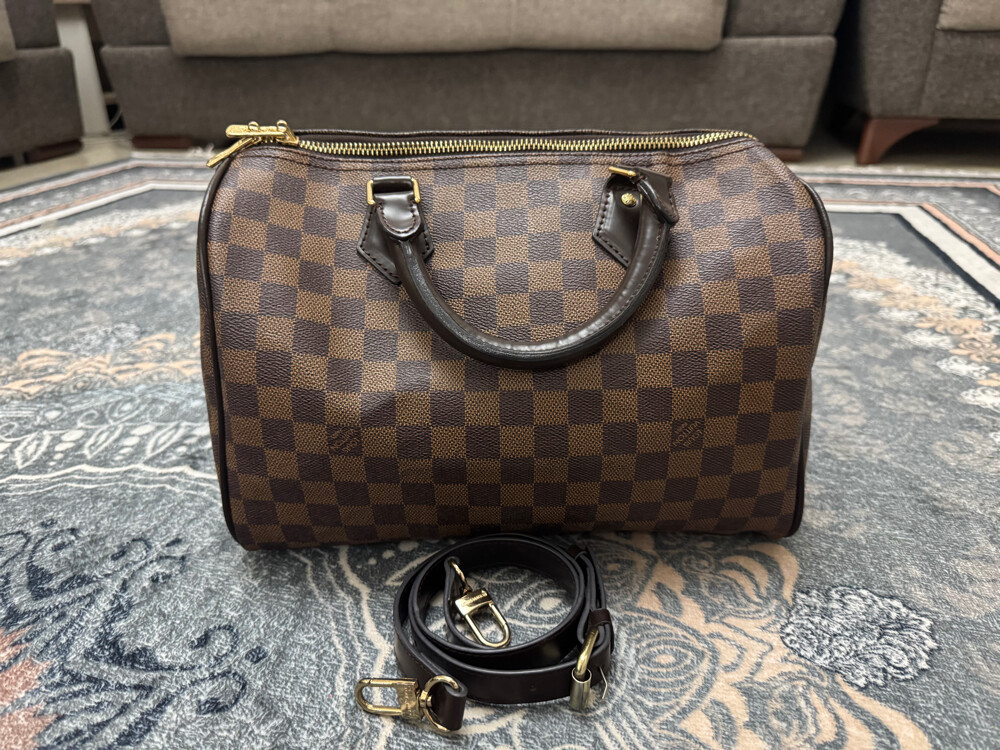 speedy bandoulière 30 damier ebene  - 3