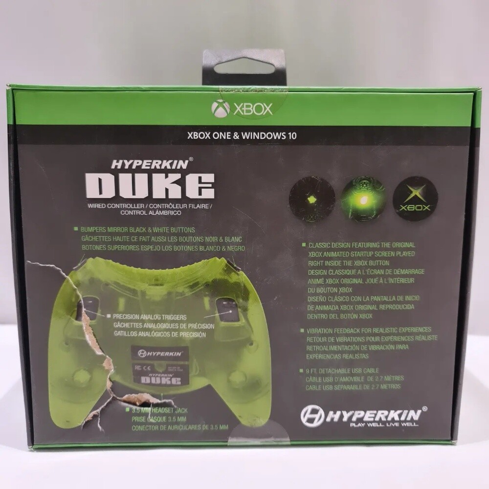xbox hyperkin duke controller green - 2