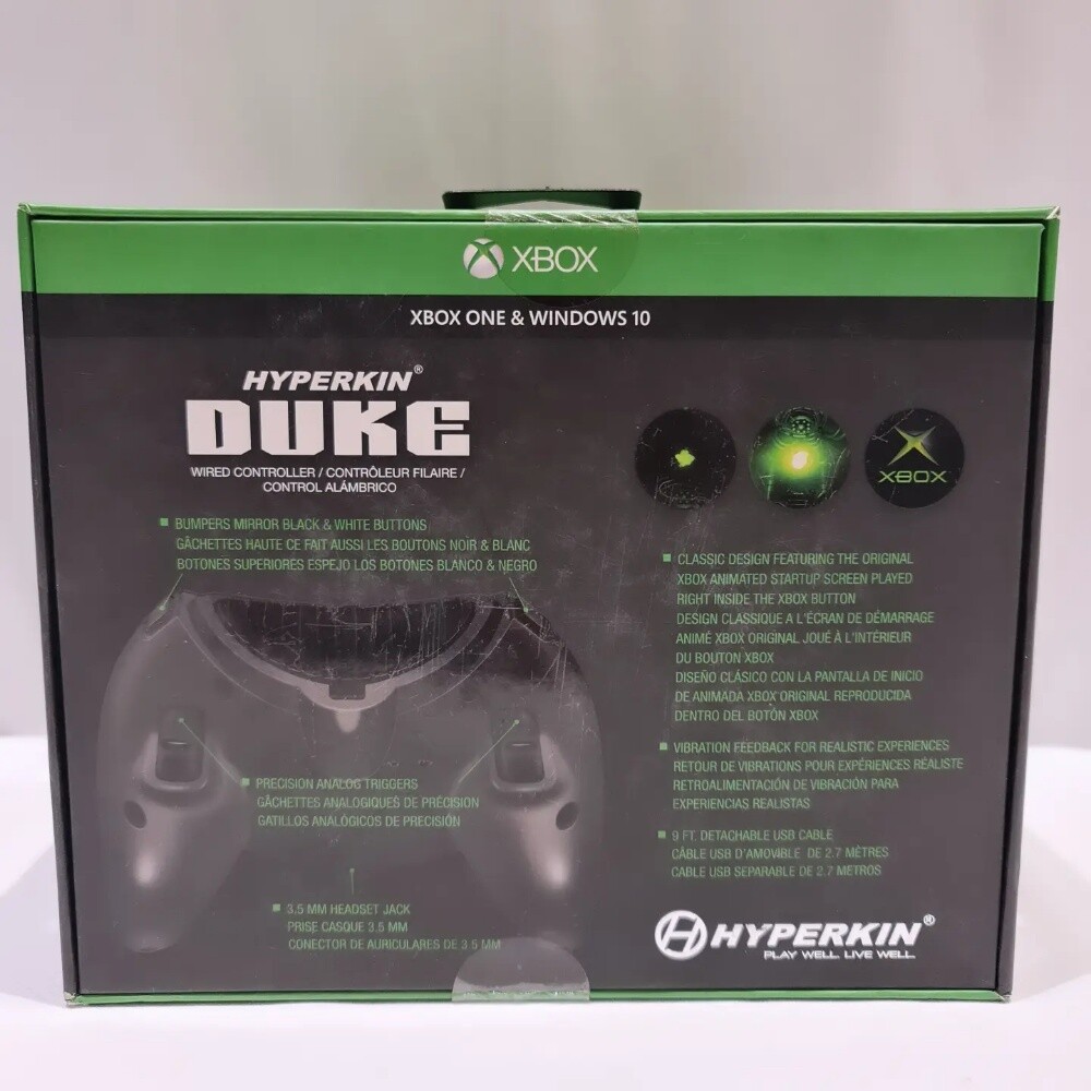 xbox hyperkin duke controller black - 2