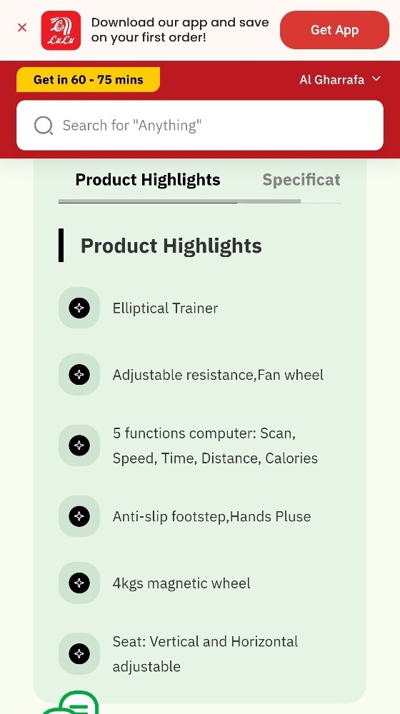 Elliptical cross trainer branded - 6
