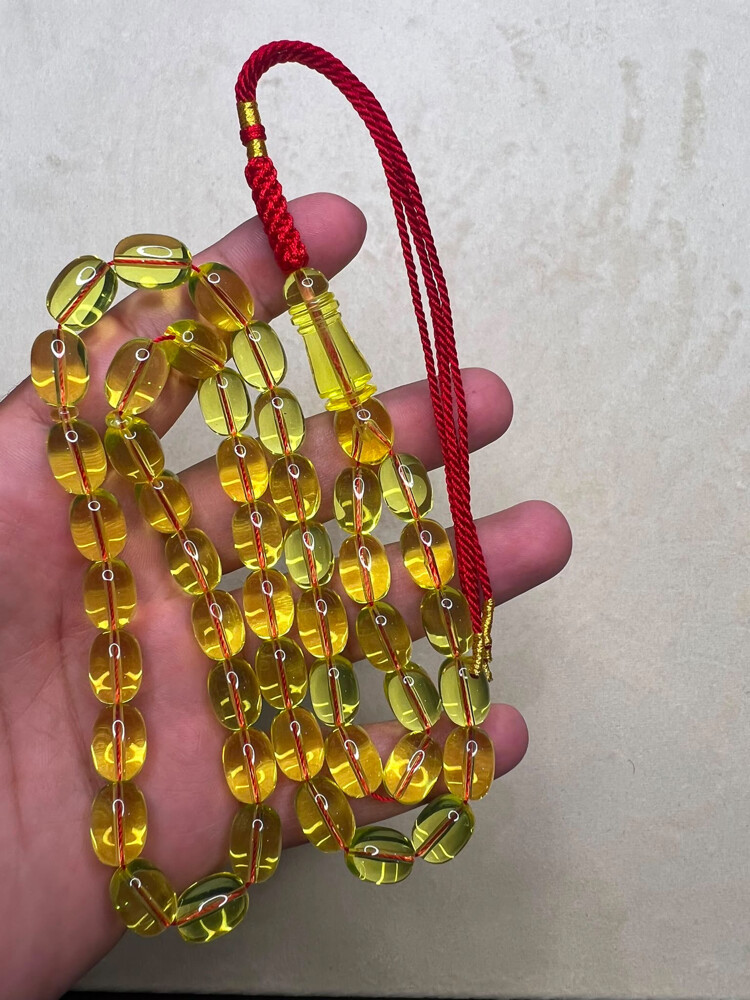 مسابيح مستكه شفاف  - 16