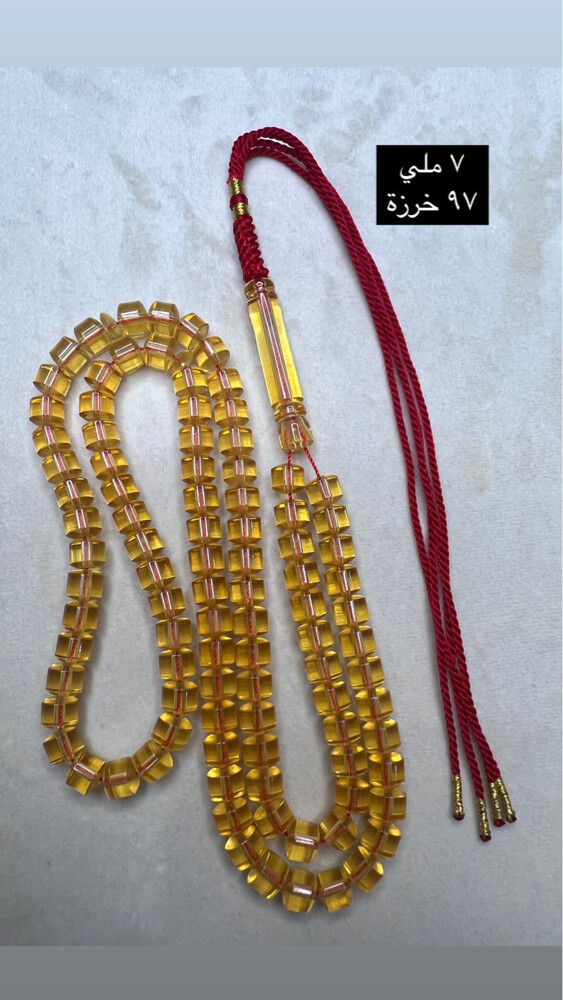 مسابيح مستكه شفاف  - 10