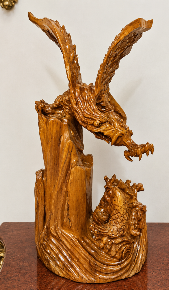 wooden handmade carved - 1