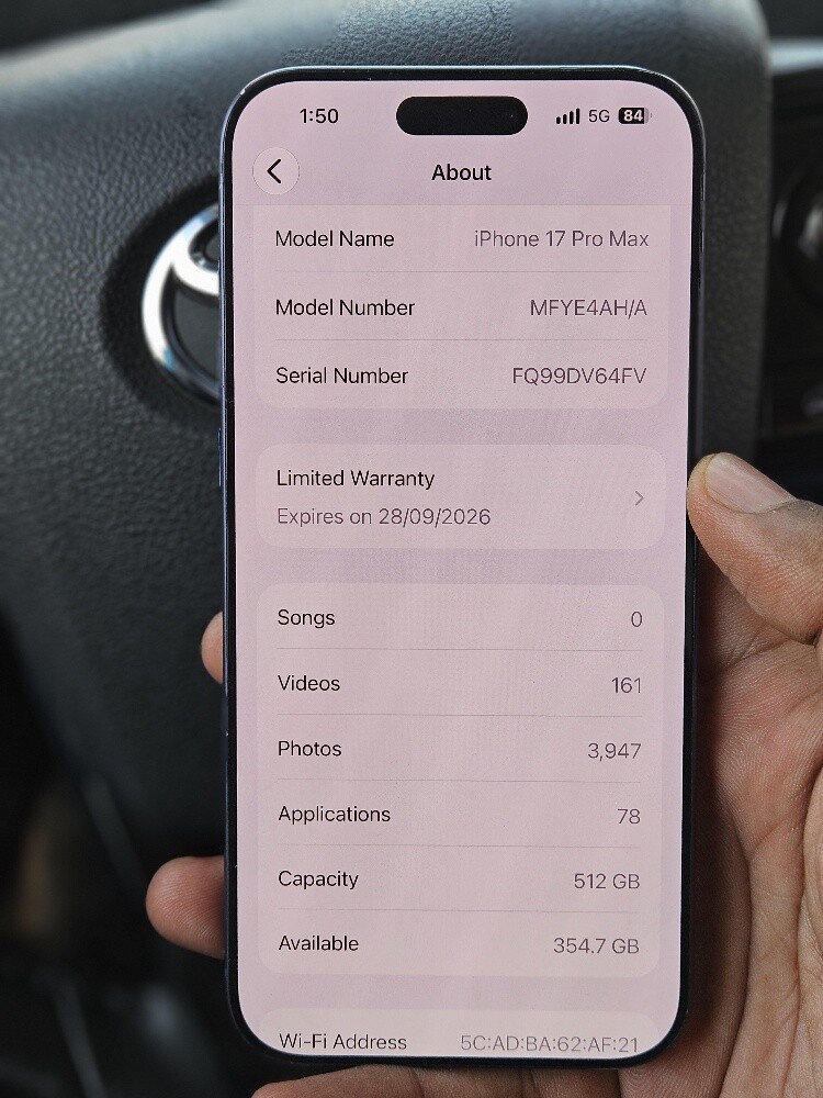 Iphone 17 Pro Max 512G - 6