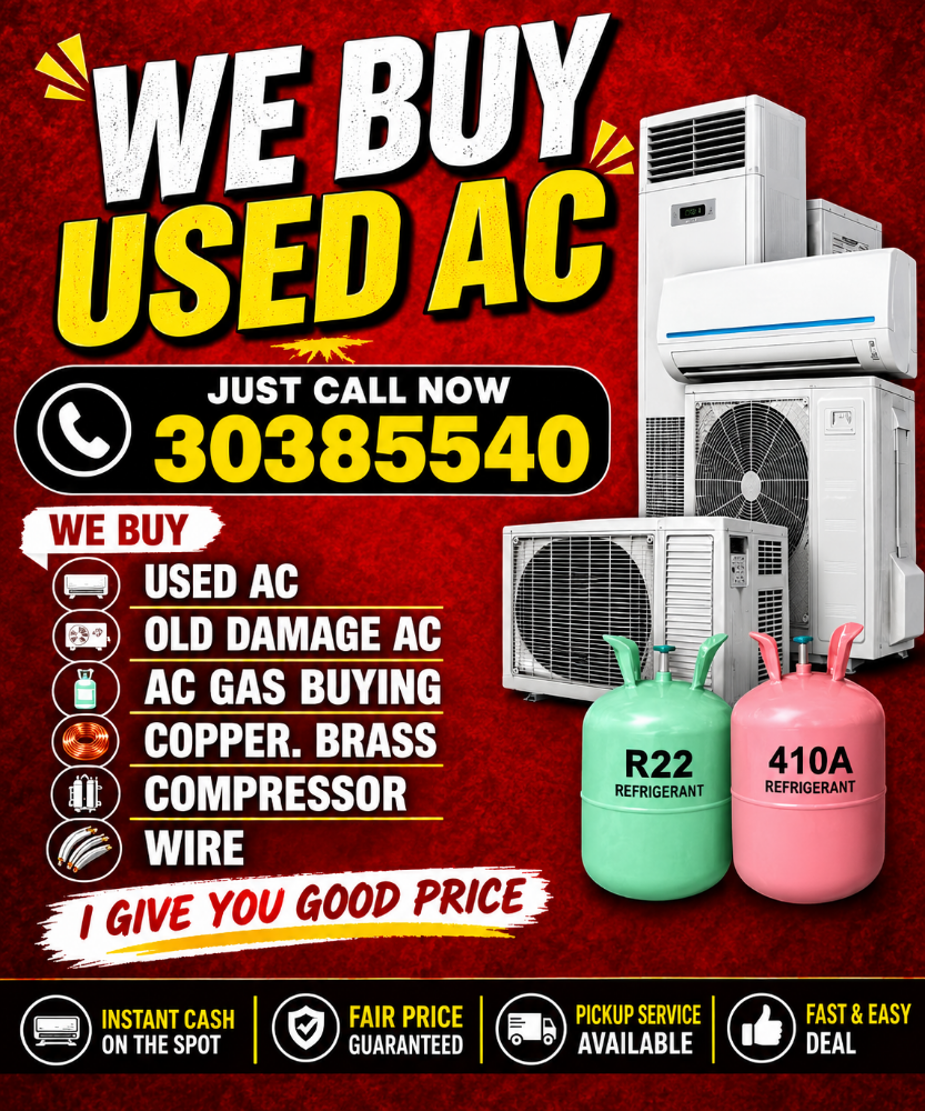 We are buying all type of ac - 1