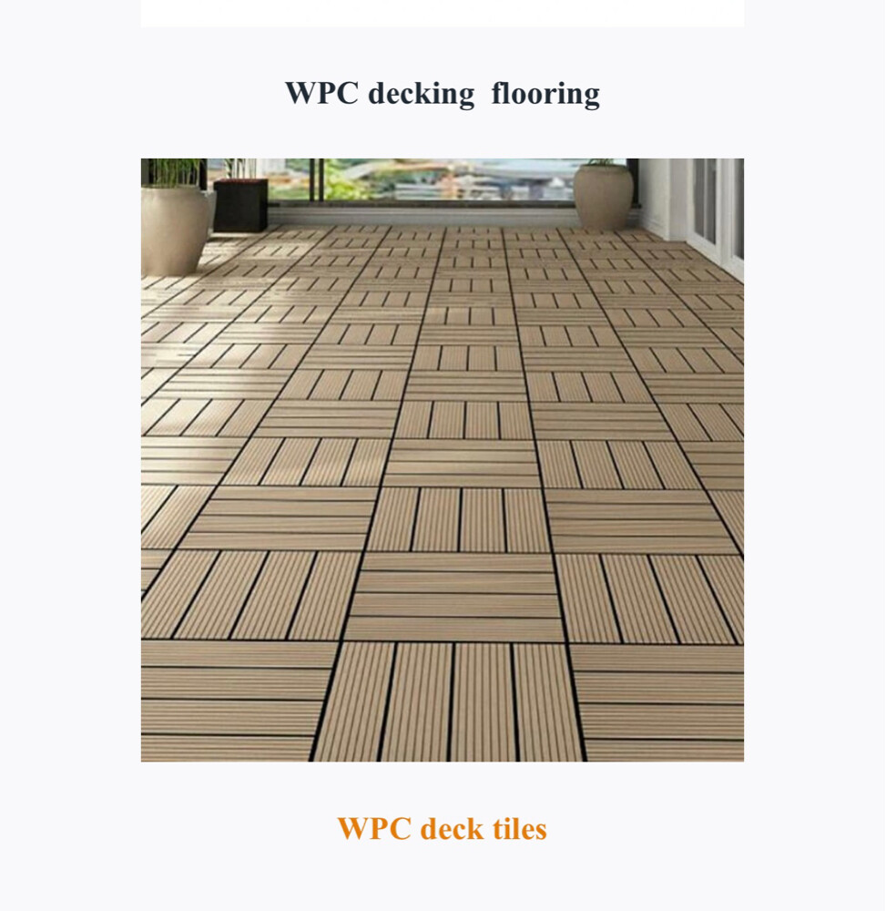 garden deck tiles required  - 1
