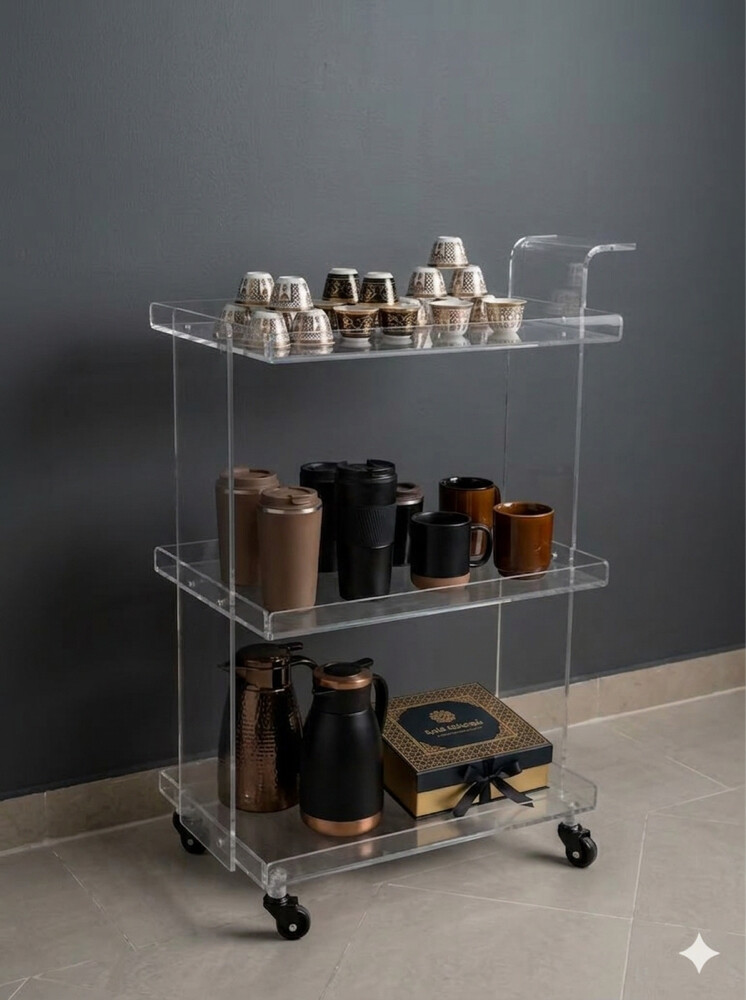 custome acrylic home trolley gift - 3