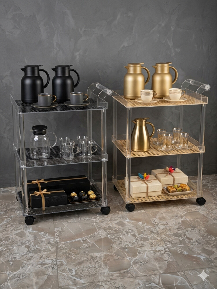 custome acrylic home trolley gift - 1