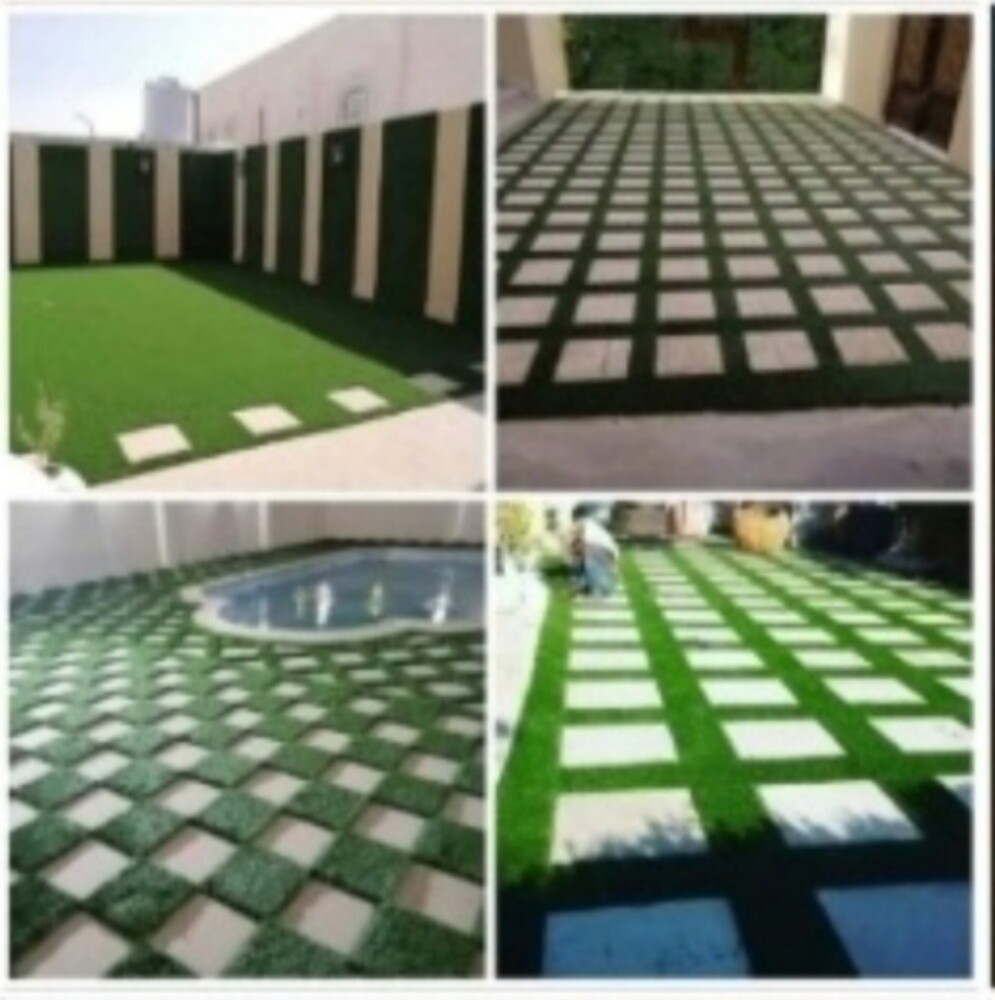 Artificial grass, green grass carpe - 2