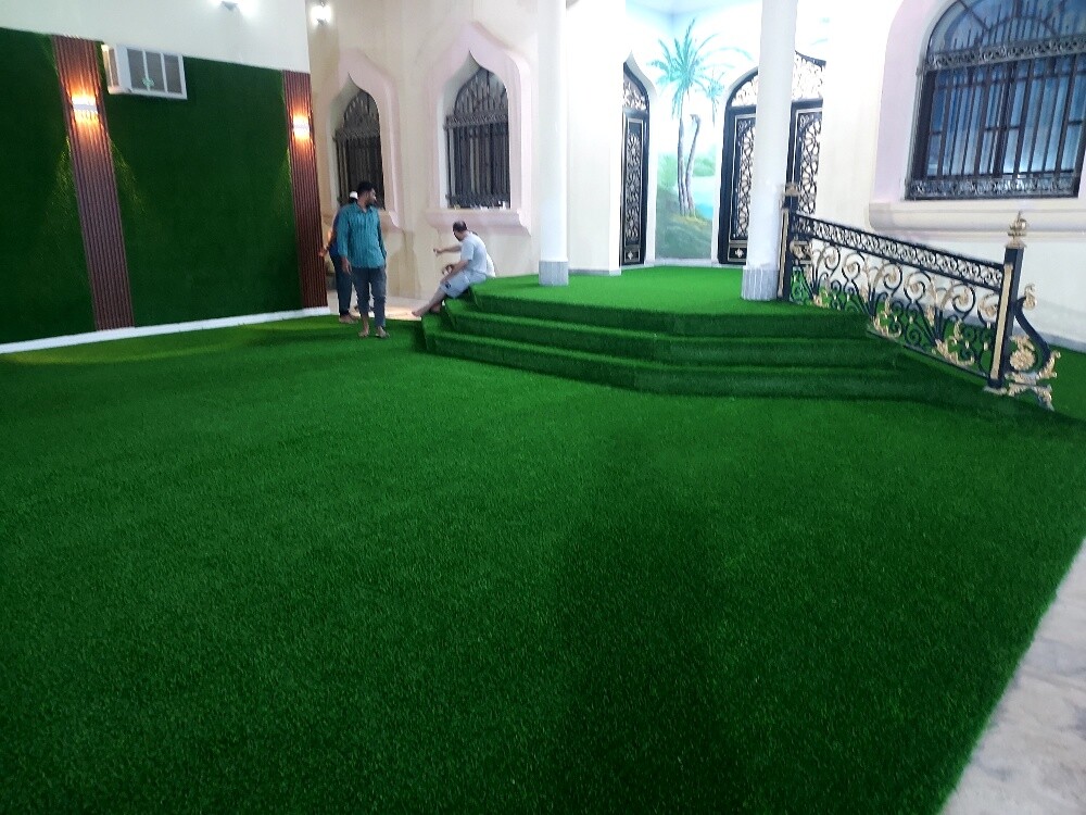 Artificial grass, green grass carpe - 11