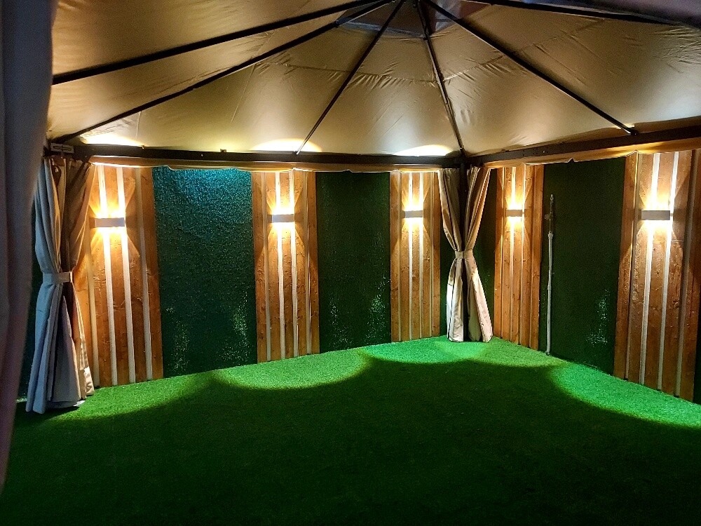 Artificial grass, green grass carpe - 12