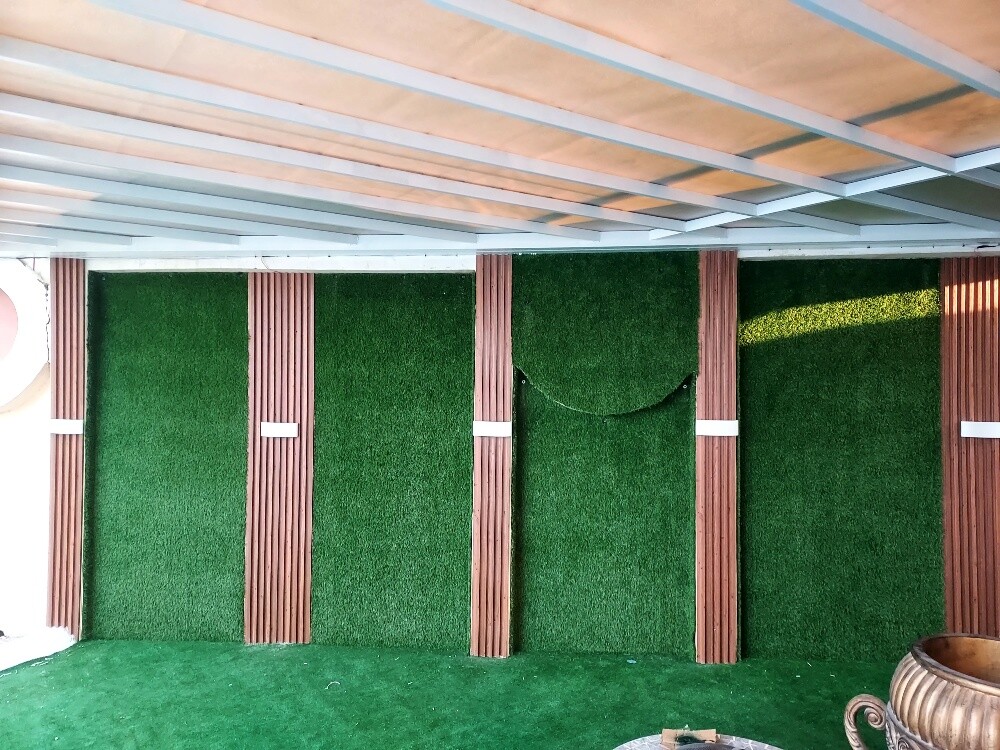 Artificial grass, green grass carpe - 9