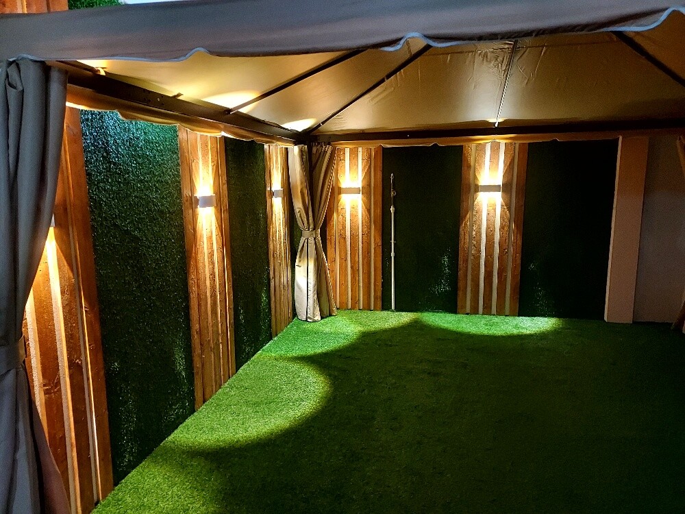 Artificial grass, green grass carpe - 13