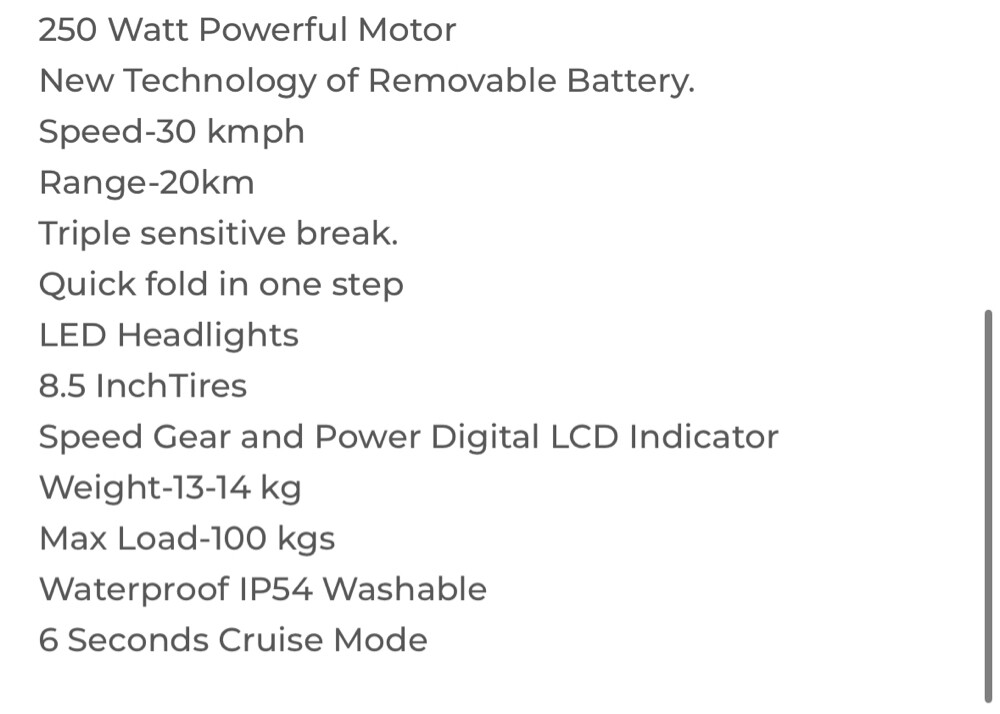 250 Watt Powerful Motor - 7