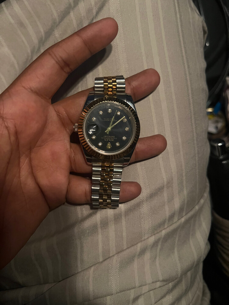 rolex( black ) - and ROCHAS PARIS - 2