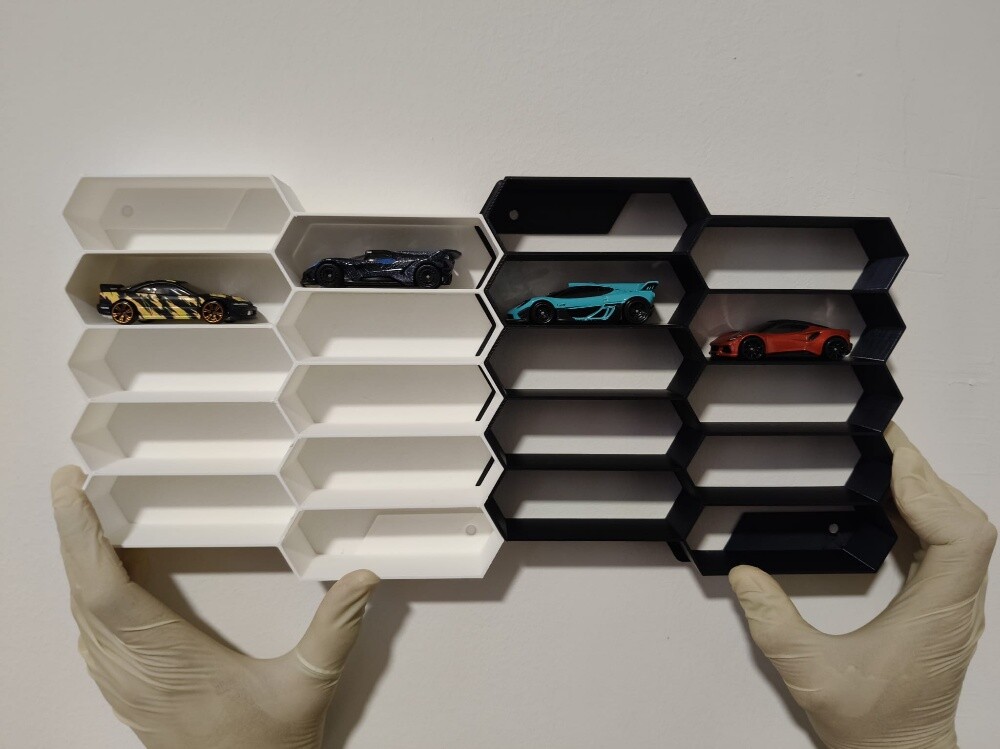 Hot Wheels cars display shelves - 1