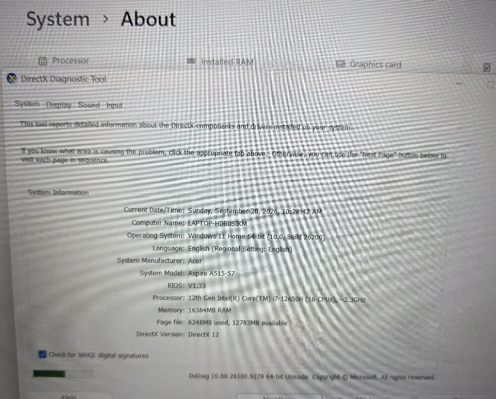 ACER Aspire 5 i7-12 16GB-1TB 15.6"F - 13
