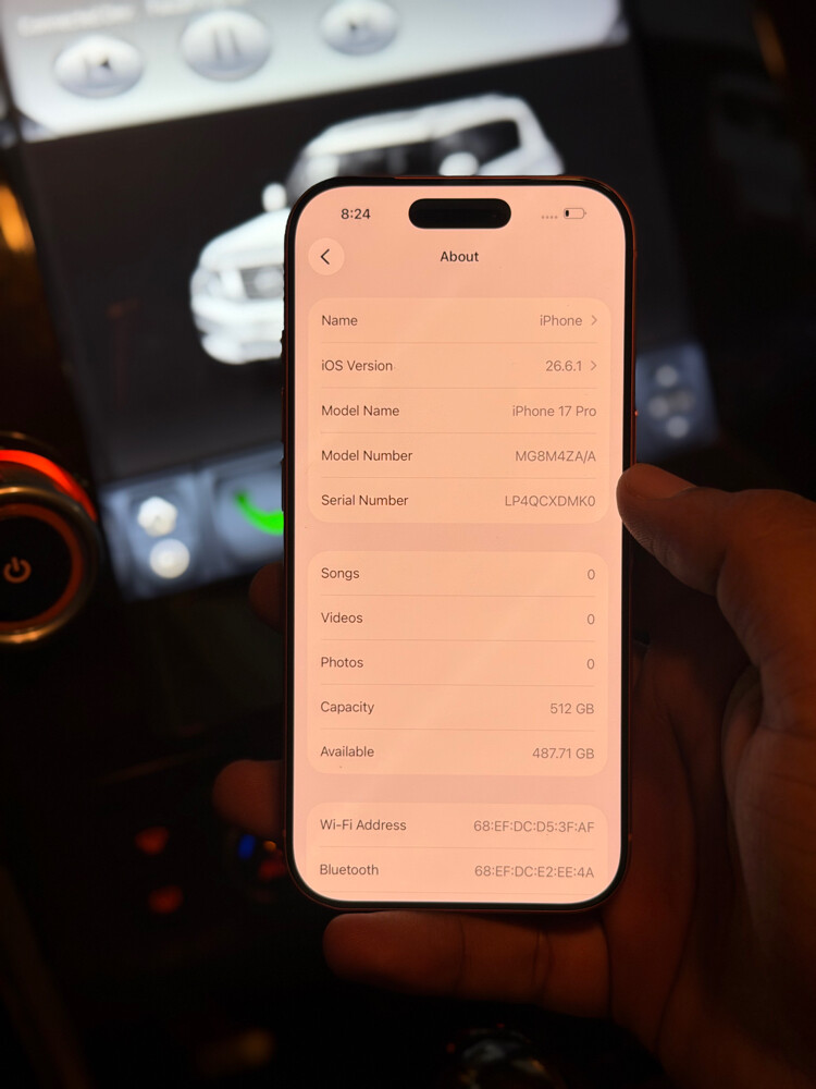 Iphone 17 Pro 512GB (Physical Sim) - 7