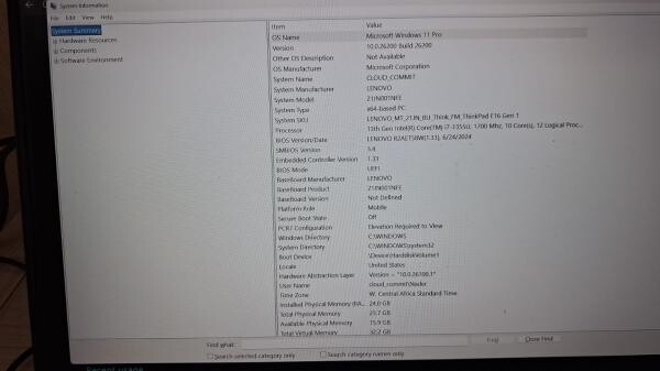 Lenovo ThinkPad i7 13th gen - 2