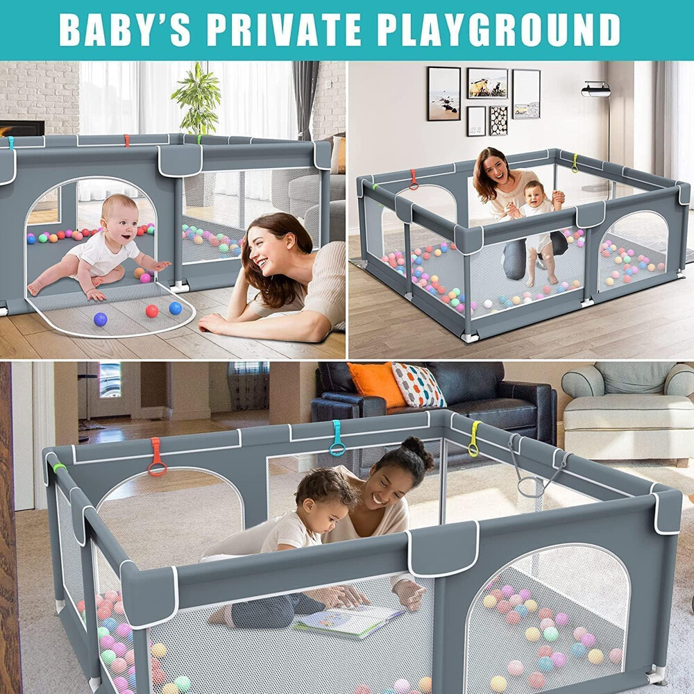 baby playpen with 30balls 150x180 - 2