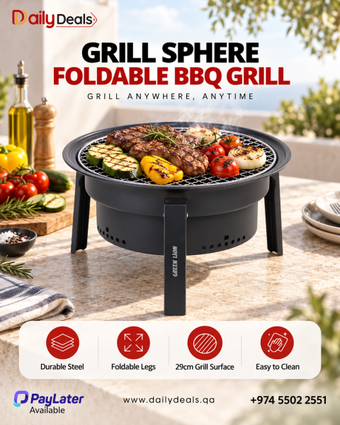 Grill Sphere Foldable BBQ Grill - 1