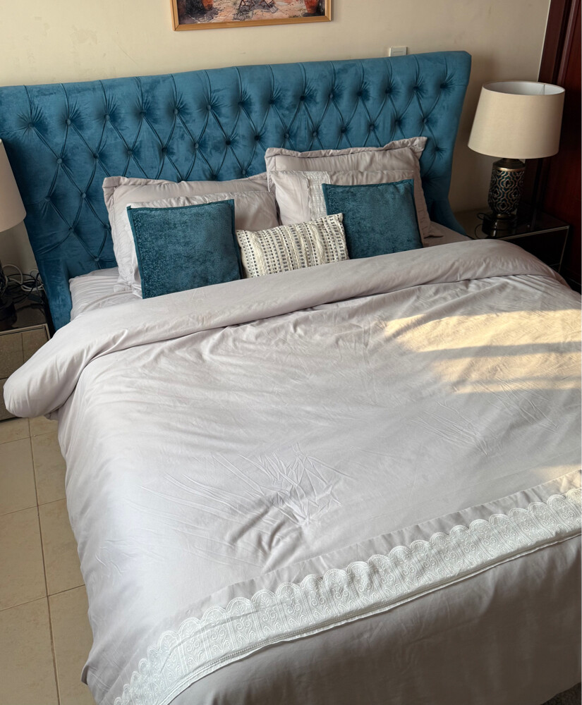 Large bed with 2 drawers, 2 bedside - 3