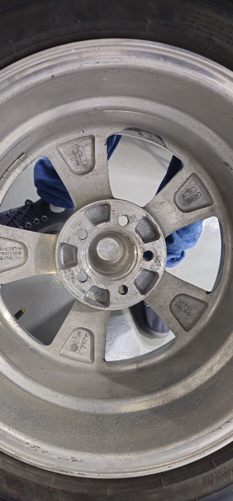 American racing rims with tires set - 2