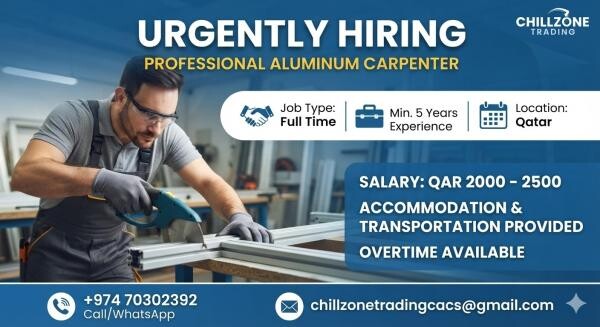 Aluminum Carpenter -Urgent required - 1