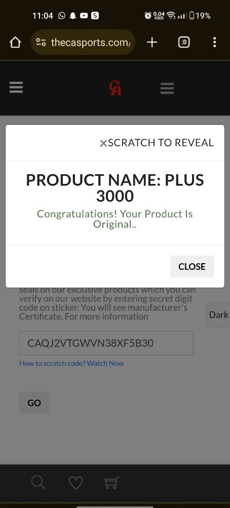 CA 3000 Original Authenticated Bat - 8