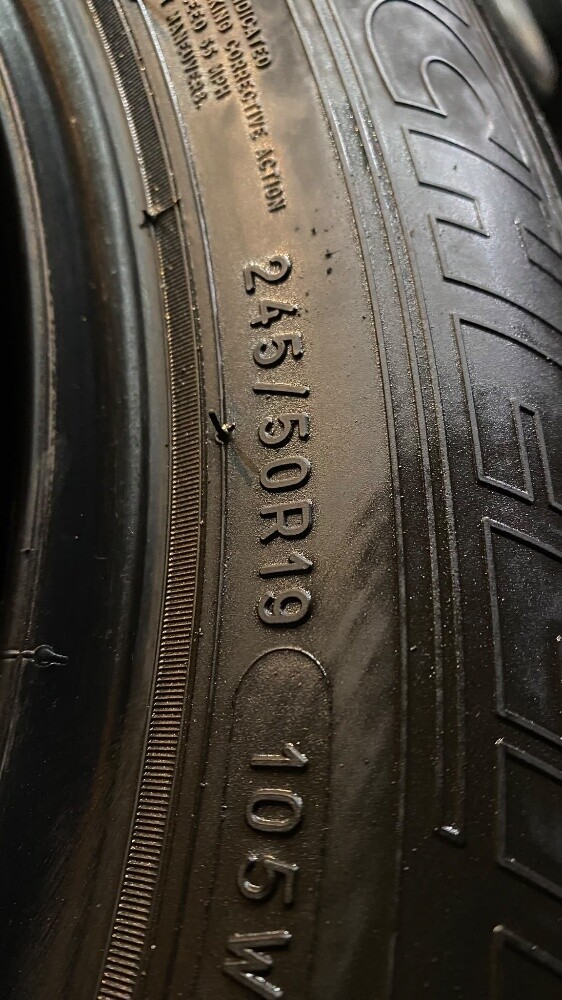 245/50/19# Michelin brand - 5