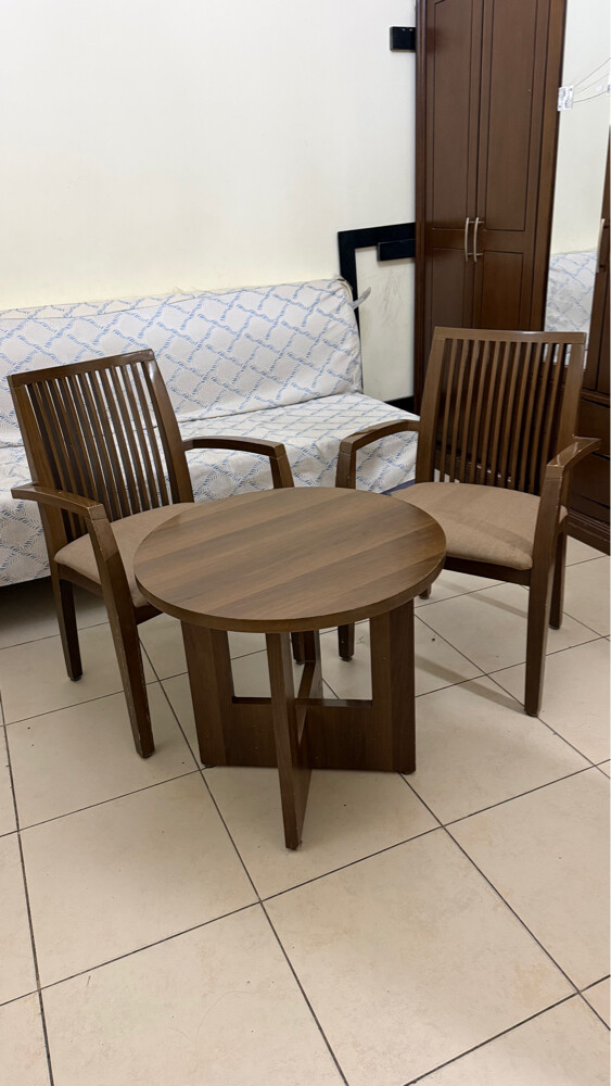 Coffee Table with 2 Chairs - 1